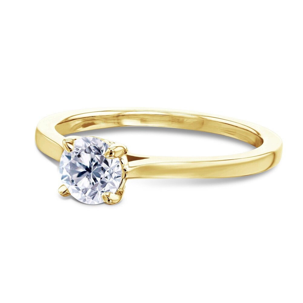 Annello by Kobelli 14k Gold 1/2ct Round Diamond Solitaire Petite Engagement Ring (HI/VS)