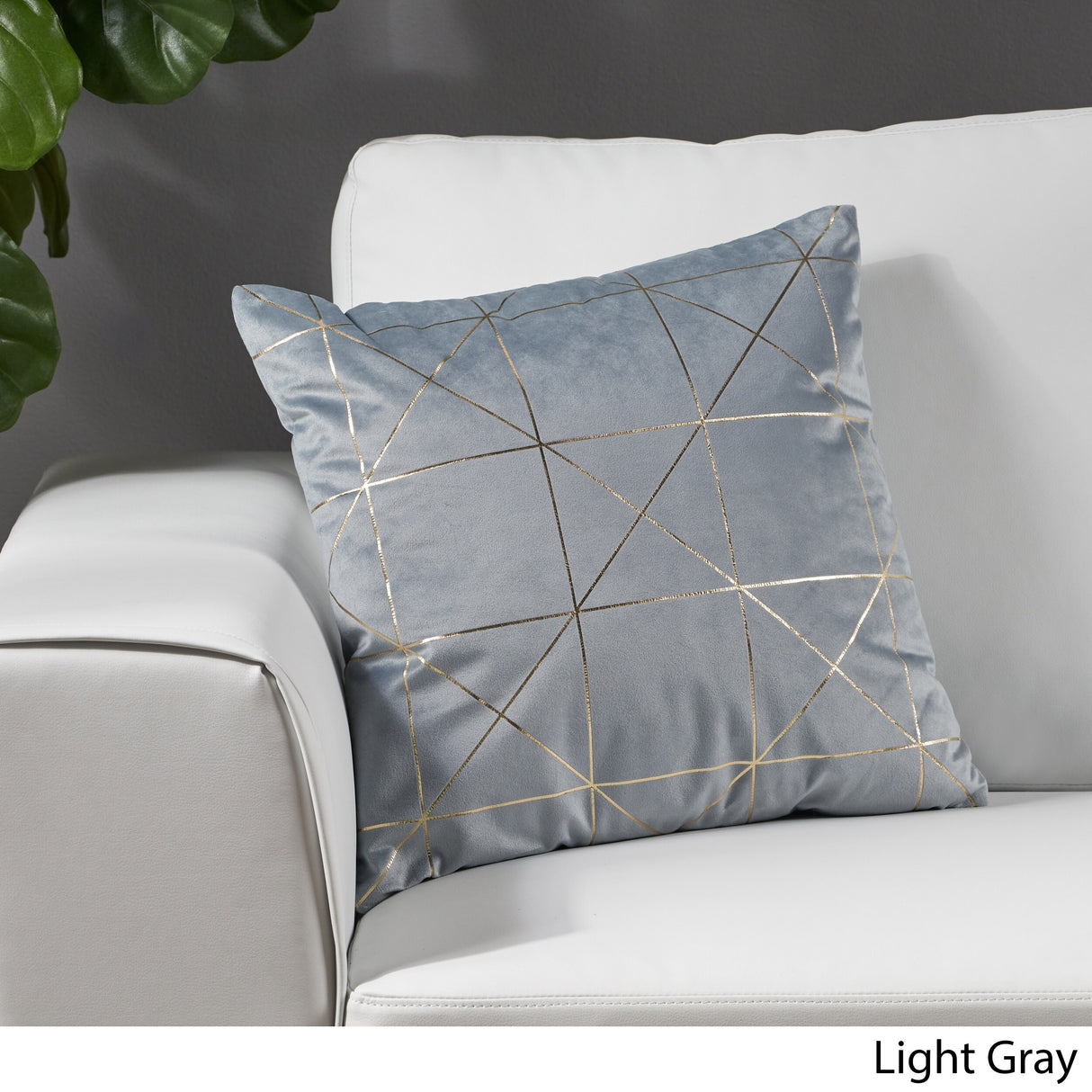 Annen Modern Fabric Square Pillow Cover by Christopher Knight Home