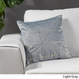 Annen Modern Fabric Square Pillow Cover by Christopher Knight Home