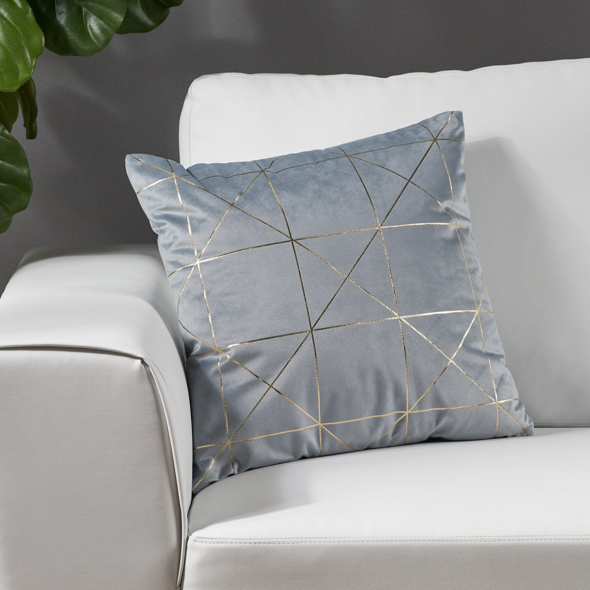Annen Modern Fabric Square Pillow Cover by Christopher Knight Home