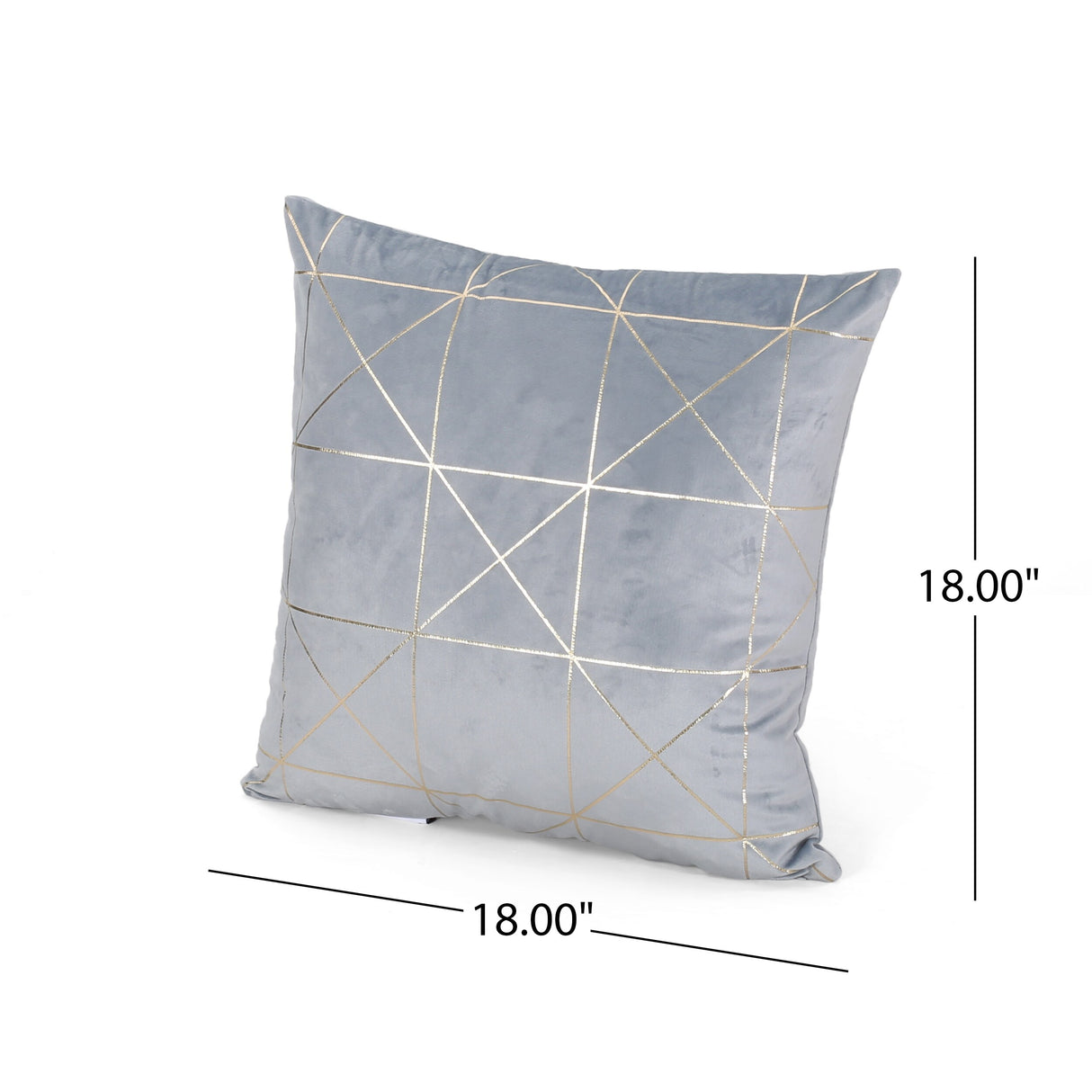Annen Modern Fabric Square Pillow Cover by Christopher Knight Home