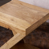 Annette Mango Wood Z-Shaped End Table by Christopher Knight Home