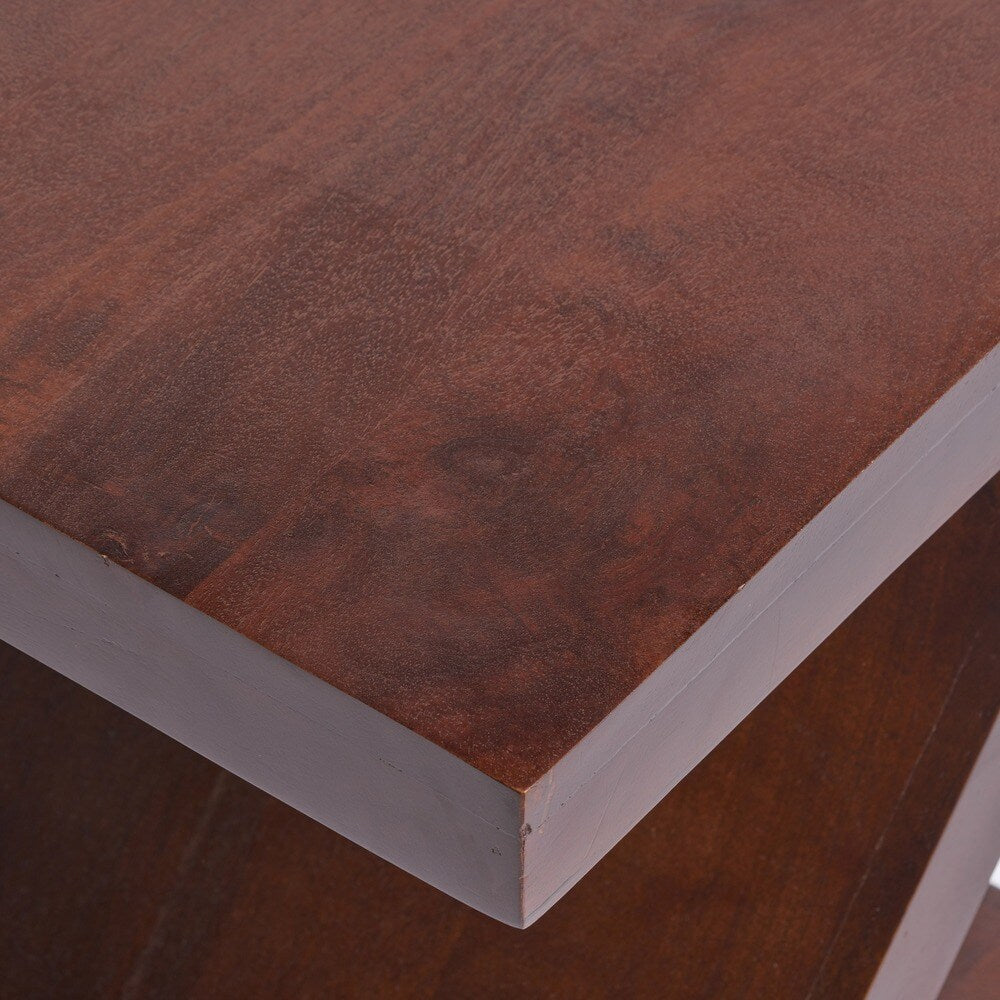 Annette Mango Wood Z-Shaped End Table by Christopher Knight Home