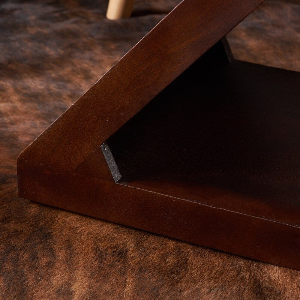 Annette Mango Wood Z-Shaped End Table by Christopher Knight Home