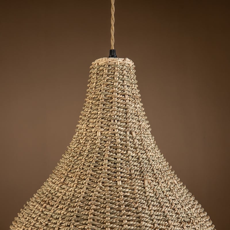 Annika Rattan Pendant Light - 19.7" x 15.7"