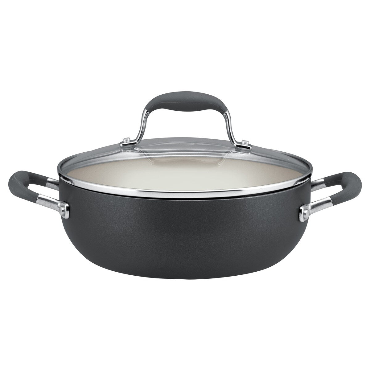 Anolon Advanced Pewter Nonstick 3.5qt Covered Chef's Casserole