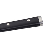 Anolon Cutlery 5-inch Black Japanese Stainless Steel Serrated Utility Knife with Sheath