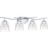 Ansley 4-Light Polished Chrome Bath Light