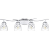 Ansley 4-Light Polished Chrome Bath Light