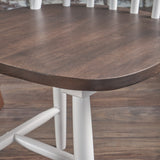 Ansley Farmhouse Cottage 7-piece Wood Dining Set by Christopher Knight Home