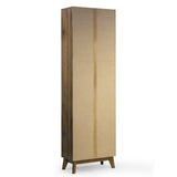 Anson Bookcase Display Shelf Media Tower with Drawers