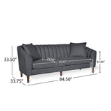 Ansonia Channel-tufted Sofa by Christopher Knight Home