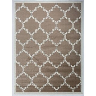 Antep Rugs Zeugma Collection 291 Trellis Area Rug Cream
