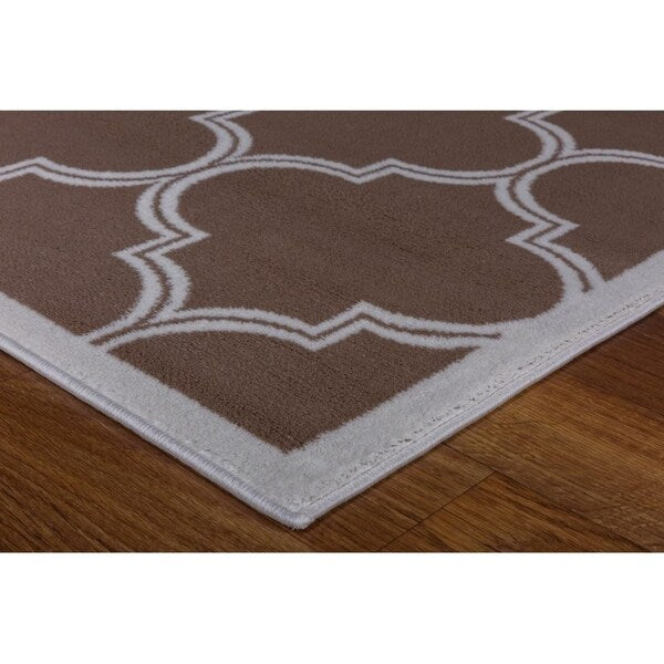Antep Rugs Zeugma Collection 291 Trellis Area Rug Cream