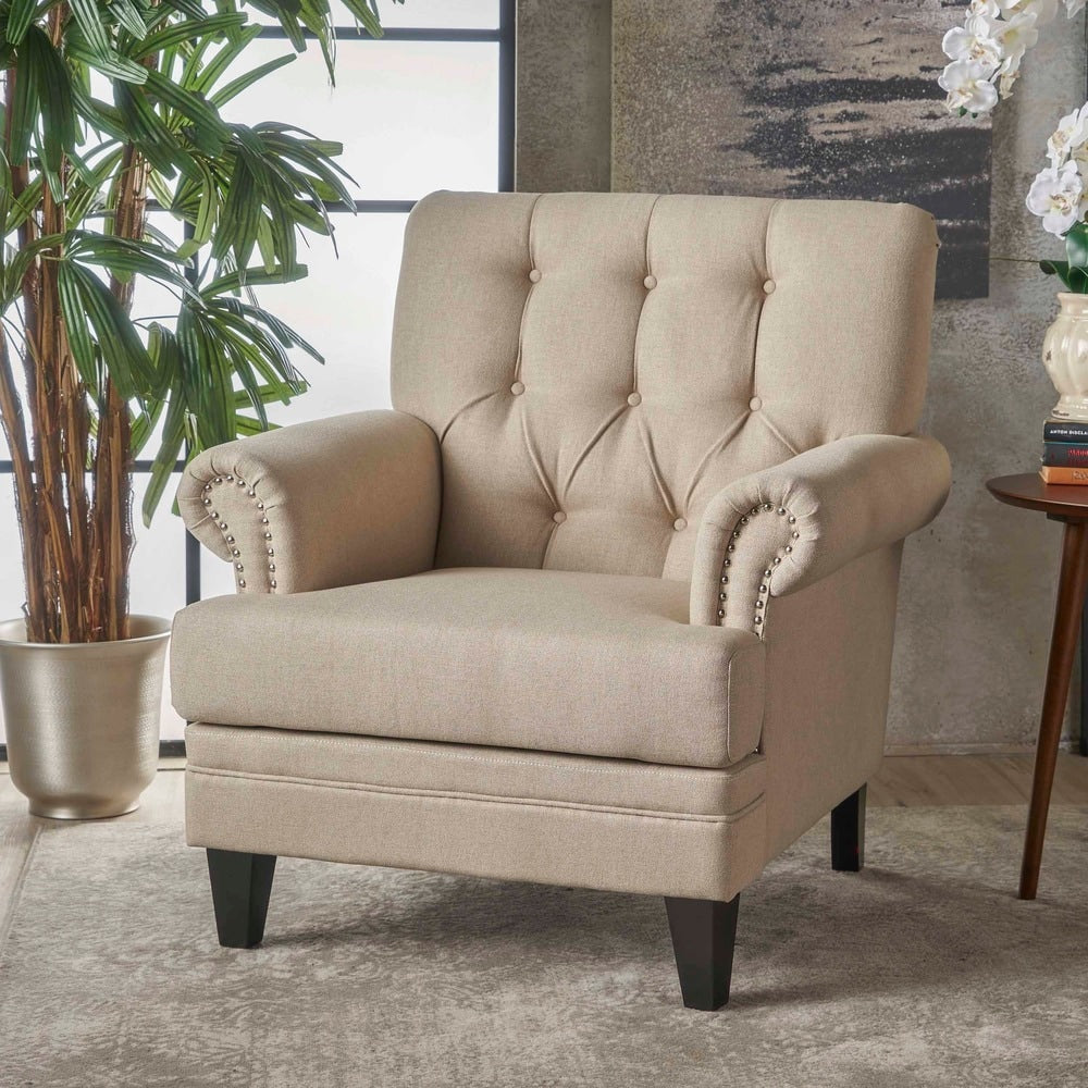 Anthea Fabric Club Chair by Christopher Knight Home