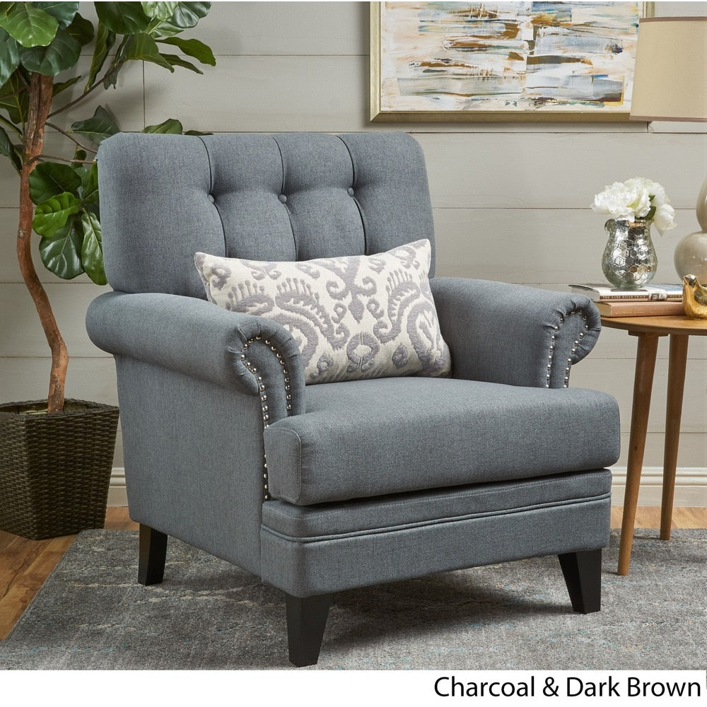 Anthea Fabric Club Chair by Christopher Knight Home