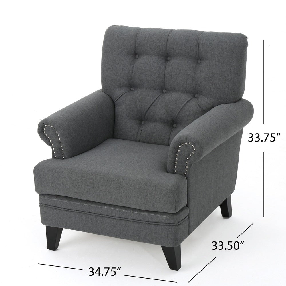 Anthea Fabric Club Chair by Christopher Knight Home