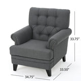 Anthea Fabric Club Chair by Christopher Knight Home