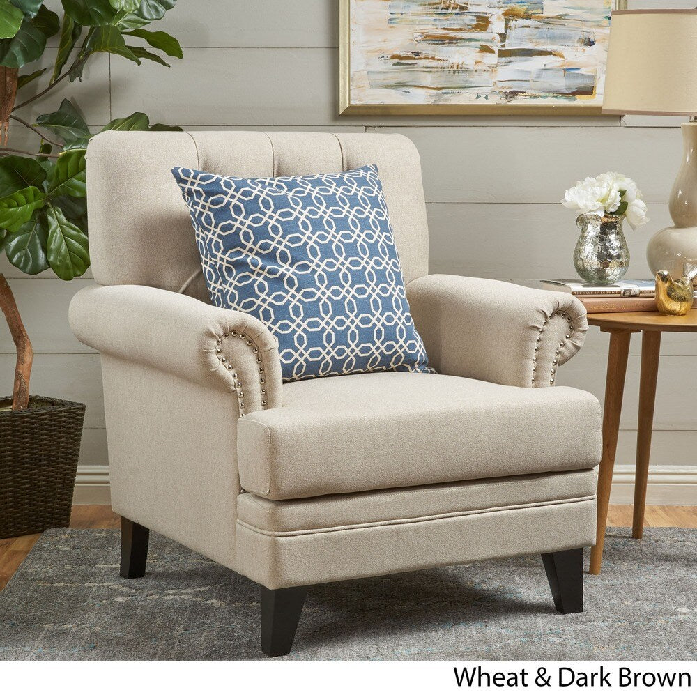 Anthea Fabric Club Chair by Christopher Knight Home