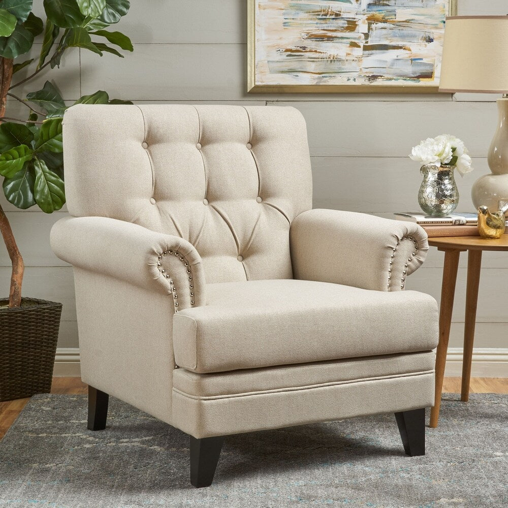 Anthea Fabric Club Chair by Christopher Knight Home