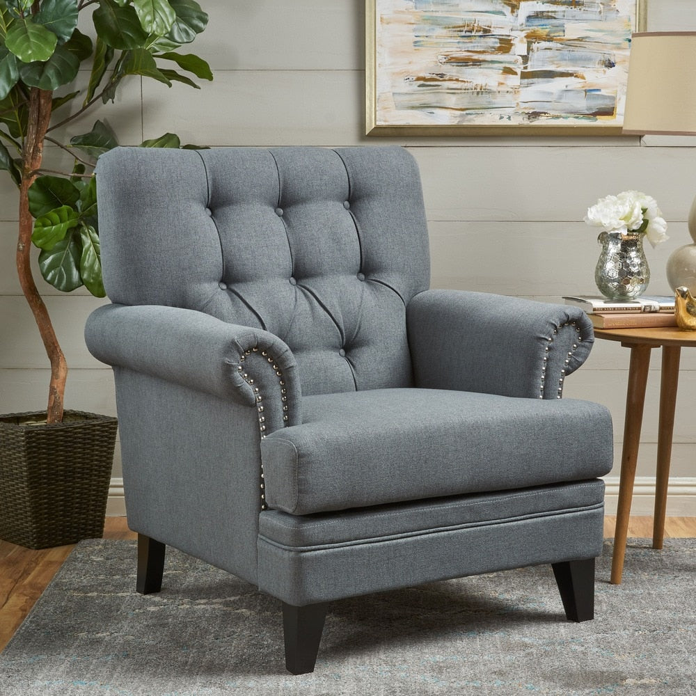 Anthea Fabric Club Chair by Christopher Knight Home