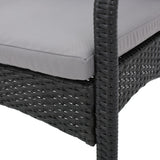 Anthony Outdoor 7-piece Wicker Dining Set with Cushions by Christopher Knight Home