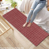 Anti-Fatigue Standing Cushioned Kitchen Bath Mats [Set of 2] Cotton Hand Woven Waterproof Non-Slip-Office, Sink, Laundry
