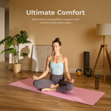Anti-Slip Dual Color Exercise Yoga Mat EM02 Gray - 71 IN x 24 IN x 0.24