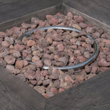 Antibes Outdoor 5-piece Wicker Club Chair Set with Square Firepit by Christopher Knight Home