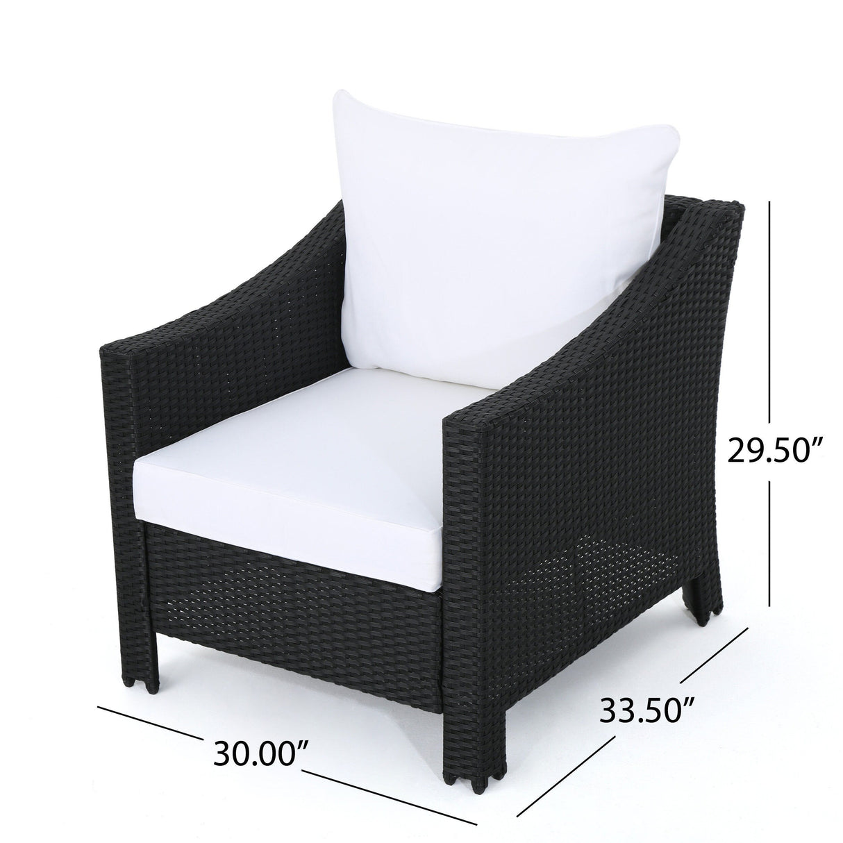 Antibes Outdoor 5-piece Wicker Club Chair Set with Square Firepit by Christopher Knight Home