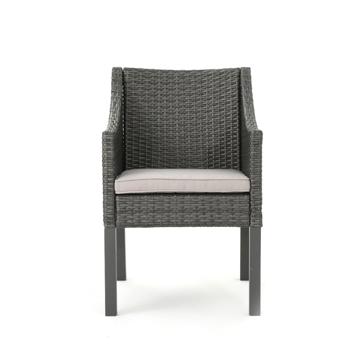 Antibes Outdoor Wicker Dining Chair with Cushions (Set of 4) by Christopher Knight Home