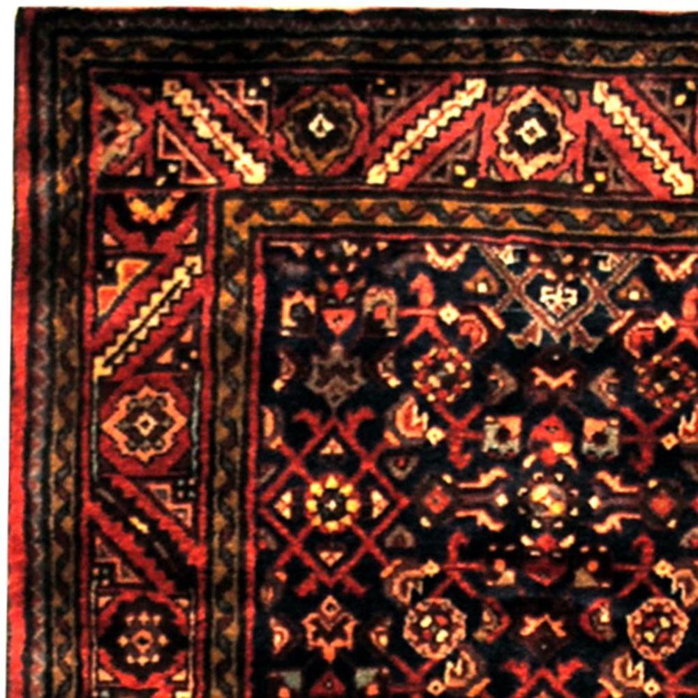 Handmade One-of-a-Kind Hamadan Rug (Iran) - 3'7 x 10'8