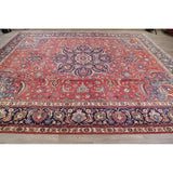 Antique Bakhtiari Floral Handmade Wool Persian Large Area Rug - 14'4" x 11'6"