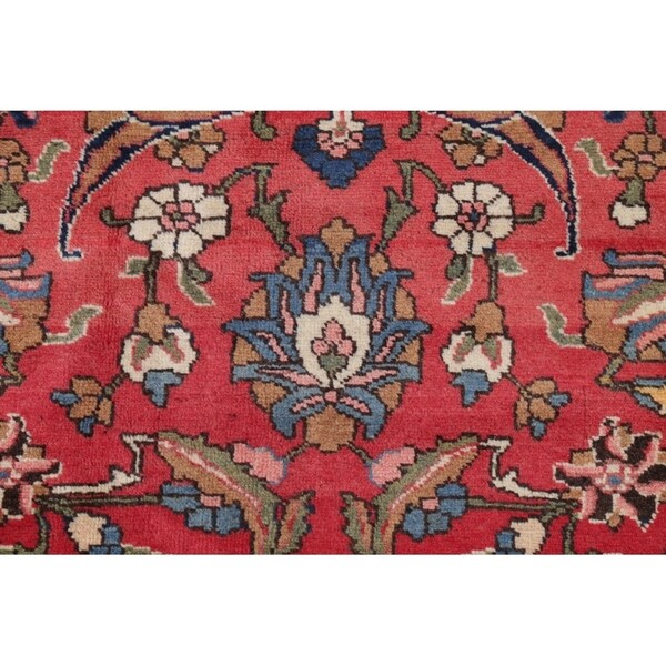 Antique Bakhtiari Floral Handmade Wool Persian Large Area Rug - 14'4" x 11'6"