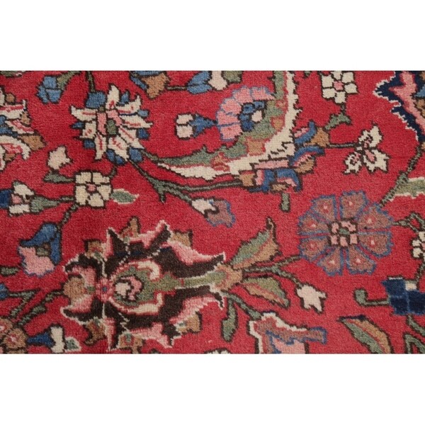 Antique Bakhtiari Floral Handmade Wool Persian Large Area Rug - 14'4" x 11'6"