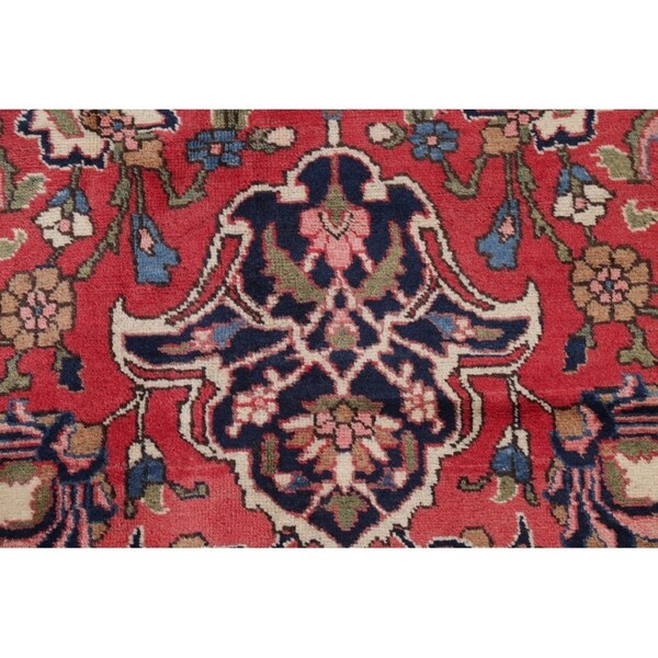Antique Bakhtiari Floral Handmade Wool Persian Large Area Rug - 14'4" x 11'6"