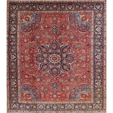 Antique Bakhtiari Floral Handmade Wool Persian Large Area Rug - 14'4" x 11'6"
