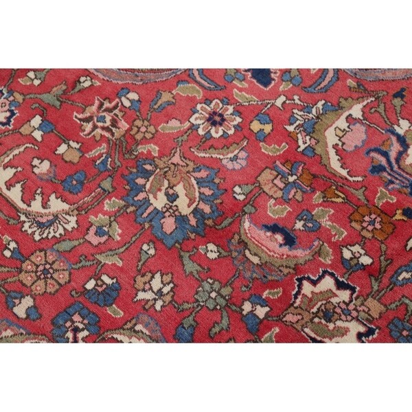 Antique Bakhtiari Floral Handmade Wool Persian Large Area Rug - 14'4" x 11'6"