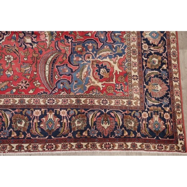 Antique Bakhtiari Floral Handmade Wool Persian Large Area Rug - 14'4" x 11'6"