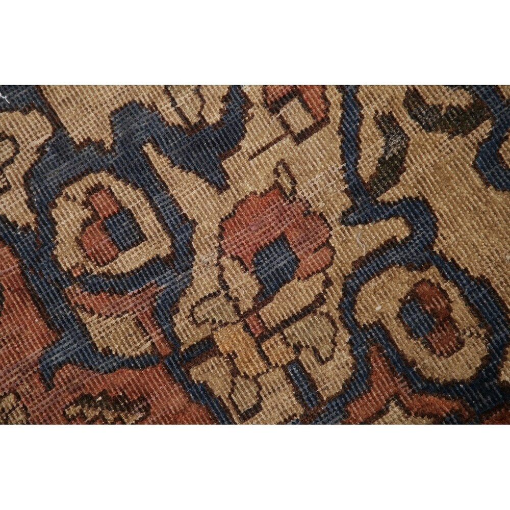 Antique Bakhtiari Persian Wool Hand-Knotted Oriental Area Rug - 6'5" x 4'2"