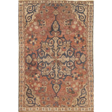 Antique Bakhtiari Persian Wool Hand-Knotted Oriental Area Rug - 6'5" x 4'2"