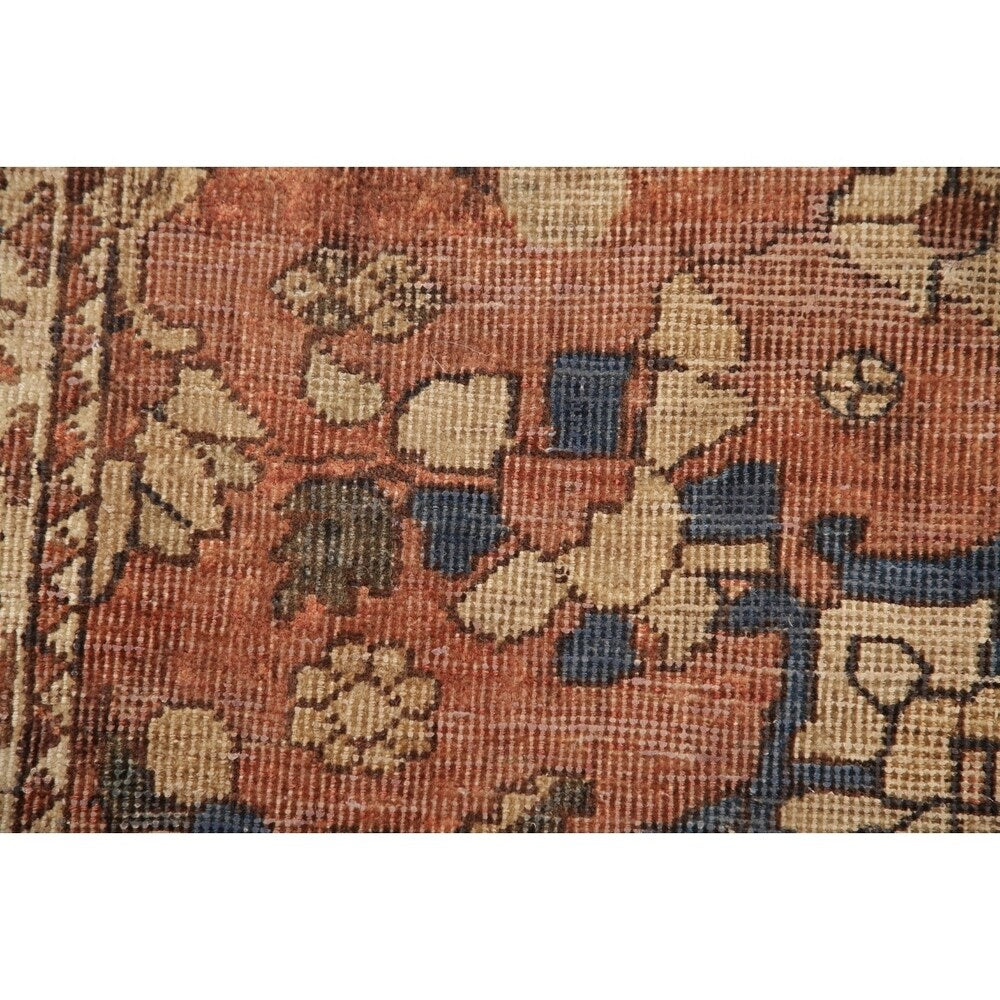 Antique Bakhtiari Persian Wool Hand-Knotted Oriental Area Rug - 6'5" x 4'2"