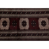 Antique Balouch Geometric Hand Knotted Wool Persian Area Rug - 12'4" x 8'1"