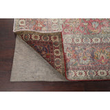 Antique Distressed Floral Tabriz Persian Area Rug Wool Hand-knotted - 9'9" x 13'1"