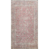 Antique Distressed Floral Tabriz Persian Area Rug Wool Hand-knotted - 9'9" x 13'1"