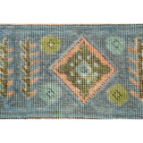 Antique Distressed Geometric Persian Tabriz Wool Area Rug Hand-knotted - 9'6" x 12'8"