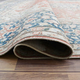 Antique Distressed Muted Floral Kerman Persian Area Rug Handmade - 9'7" x 13'1"