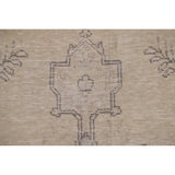 Antique Distressed Tabriz Persian Area Rug Hand-knotted Wool Carpet - 6'7" x 9'8"