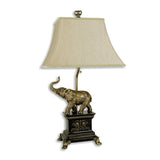 Antique Elephant Table Lamp - Large