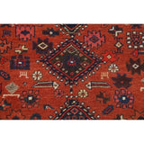 Antique Handmade Wool Traditional Bidjar Halvaei Persian Rug Tribal - 9'1" x 4'3" runner